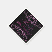 Serviette En Papier 90e anniversaire de la femme (Coin)