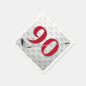 Serviette En Papier 90e anniversaire Golf Club Napkins (Coin)