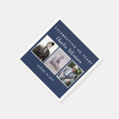 Serviette En Papier 90e anniversaire photo coller serviettes (Coin)