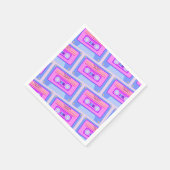 Serviette En Papier 90s 80s Vaporwave esthétique Joyeux anniversaire (Coin)