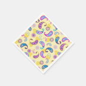 Serviette En Papier 90s Paisley (Coin)