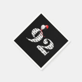 Serviette En Papier 92e ballon de fête d'anniversaire (Coin)