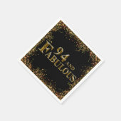 Serviette En Papier 94e anniversaire  (Coin)