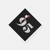Serviette En Papier 95e anniversaire ballons de fête (Coin)