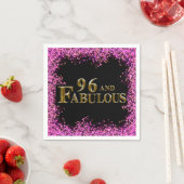 Serviette En Papier 96e anniversaire (En situation)