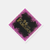 Serviette En Papier 96e anniversaire (Coin)