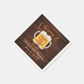 Serviette En Papier À 90 ans  (Coin)