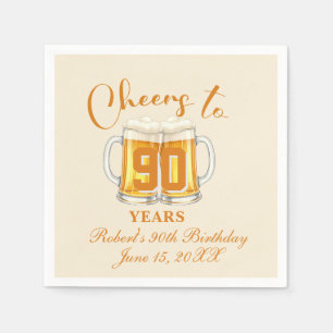 Serviette En Papier À 90 ans