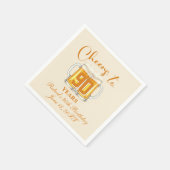 Serviette En Papier À 90 ans  (Coin)