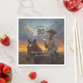Serviette En Papier À 90 ans, santé ! (En situation)