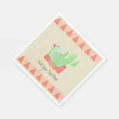 Serviette en papier A Cactus Trio (Coin)