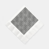 Serviette En Papier à damiers Motif06 DGrey BG (Coin)
