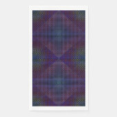 Serviette En Papier à damiers motif net 01 Black BG (Devant)
