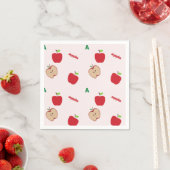 Serviette En Papier A est pour rose pomme (En situation)