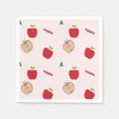 Serviette En Papier A est pour rose pomme (Devant)