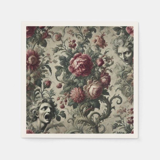 Serviette En Papier 🌹 A Hollow Inheritance – Gothic Victorian (Devant)