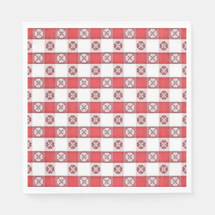 Serviette en papier à impression de nappe italienn