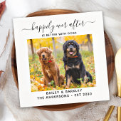 Serviette En Papier À jamais Personnalisé Photo de Chien Animal de Com