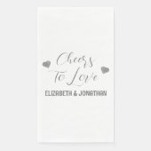 Serviette En Papier À la chance de l'amour (Devant)