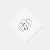 Serviette En Papier À la future Mme Serviettes (Coin)