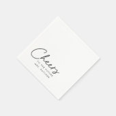 Serviette En Papier À la future Mme, Shower de mariage (Coin)