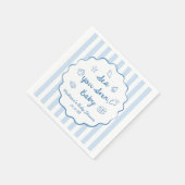 Serviette En Papier À la Mer Bientôt Bébé Shower Côtier (Coin)