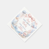Serviette En Papier À la mer bientôt Bébé Shower Côtier (Coin)