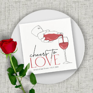 Serviette En Papier À l'amour   Réception de mariage avec dégustation 