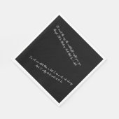 Serviette En Papier A Letter Few Days After a First Date (Coin)