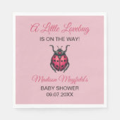 Serviette En Papier A Little Love Bug Is On The Way Ladybug (Devant)