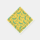 Serviette en papier à motif de banane (Coin)