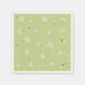 Serviette en papier à motif fleur de citron (Devant)