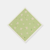 Serviette en papier à motif fleur de citron (Coin)