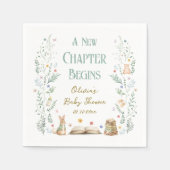 Serviette En Papier A New Chapter Baby Shower (Devant)