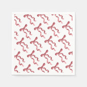 Serviette en papier à nœud bourguignon (Devant)