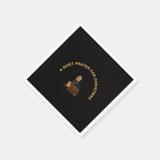 SERVIETTE EN PAPIER A QUIET PRAYER FOR CHRISTMAS (Coin)
