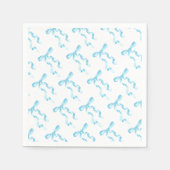 Serviette en papier à ruban bleu (Devant)