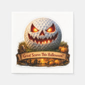 Serviette En Papier a scarry halloween napkin (Devant)