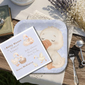 Serviette En Papier A Silly Goose Blue