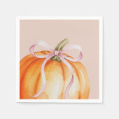 Serviette En Papier A Sweet Little Pumpkin is on the Way (Devant)