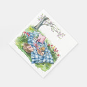 Serviette en papier à thème pique-nique (Coin)