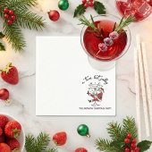 Serviette En Papier A Tini Bit Jolly Santa Claus Whimsical Themed