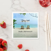 Serviette En Papier Aaah... MODÈLE de retraite (En situation)