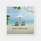 Serviette En Papier Aaah...Retraite (Devant)