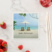 Serviette En Papier Aaah...Retraite (En situation)