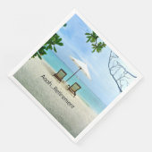 Serviette En Papier Aaah...Retraite (Coin)