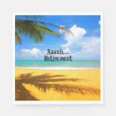 Serviette En Papier Aaah...retraite et détente (Devant)