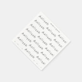 Serviette En Papier Aaliyah (Coin)