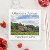 Serviette En Papier Abbaye de Glenbarr - Clan MacAlister (En situation)