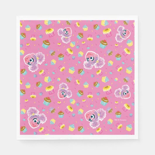 Serviette En Papier Abby Cadabby Cupcake Motif du Parti (Devant)